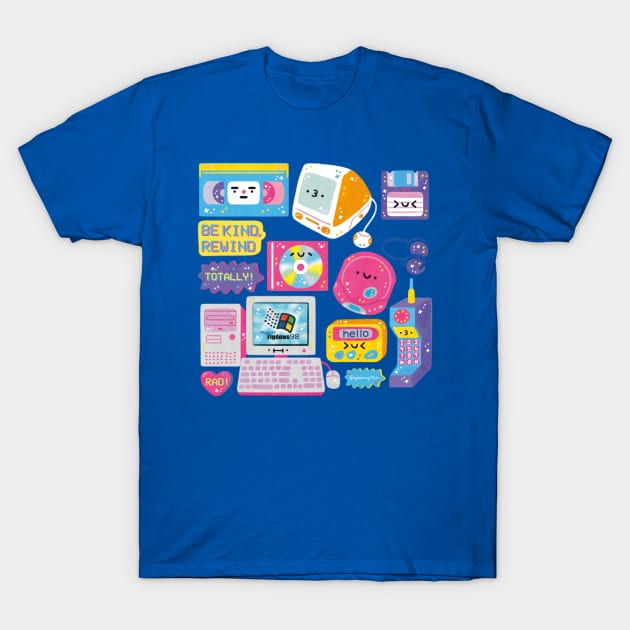 Retro Tech T-Shirt by Figberrytea